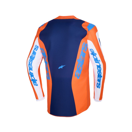 Maillot cross Alpinestars 2026 Fluid Grid - Orange UCLA Bleu