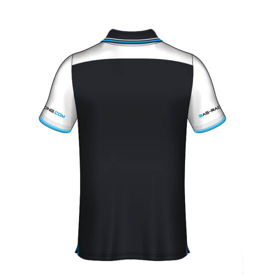 Polo 3AS Racing 2021 - Noir Blanc