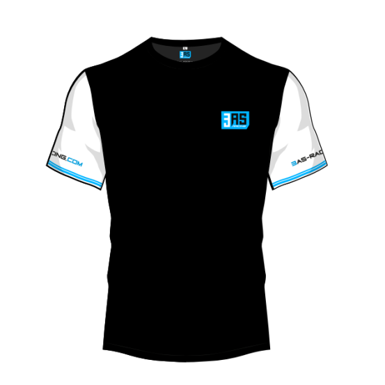 T-Shirt 3AS Racing 2021 - Noir Blanc