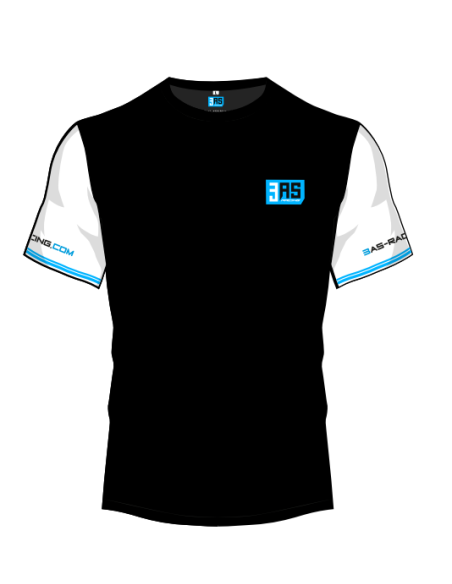 T-Shirt 3AS Racing 2021 - Noir Blanc