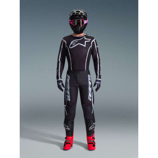 Tenue cross Alpinestars 2026 Fluid Apex - Noir Gris