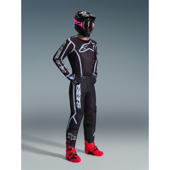Tenue cross Alpinestars 2026 Fluid Apex - Noir Gris