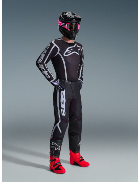 Tenue cross Alpinestars 2026 Fluid Apex - Noir Gris