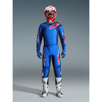 Tenue cross Alpinestars 2026 Fluid Grid - Bleu Rouge
