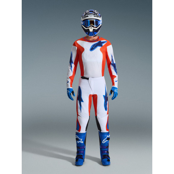 Tenue cross Alpinestars 2026 Fluid Grid - Orange UCLA Bleu