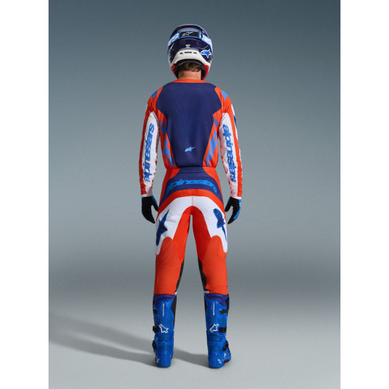 Tenue cross Alpinestars 2026 Fluid Grid - Orange UCLA Bleu