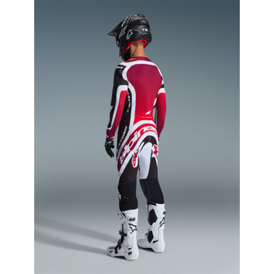 Tenue cross Alpinestars 2026 Supertech Pro Vista - Noir Rouge Blanc