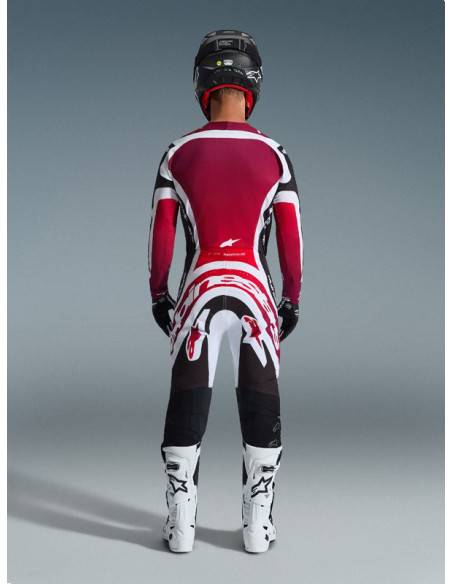Tenue cross Alpinestars 2026 Supertech Pro Vista - Noir Rouge Blanc