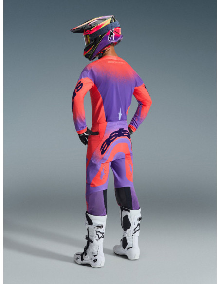 Tenue cross Alpinestars 2026 Supertech Scenz - Corail Mauve