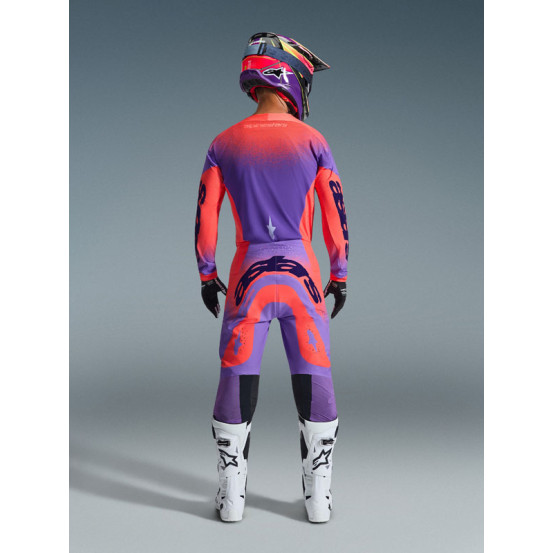 Tenue cross Alpinestars 2026 Supertech Scenz - Corail Mauve