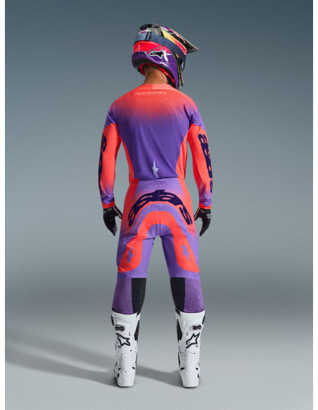 Tenue cross Alpinestars 2026 Supertech Scenz - Corail Mauve