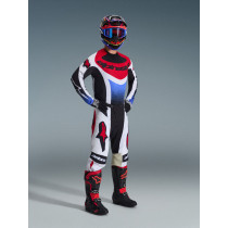Tenue cross Alpinestars 2026 Techstar Knif - Noir Blanc Rouge 2