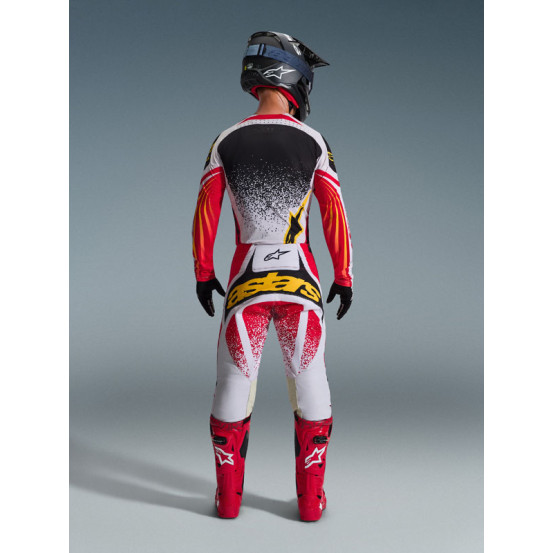Tenue cross Alpinestars 2026 Techstar Nomur - Light Gris Rouge Noir