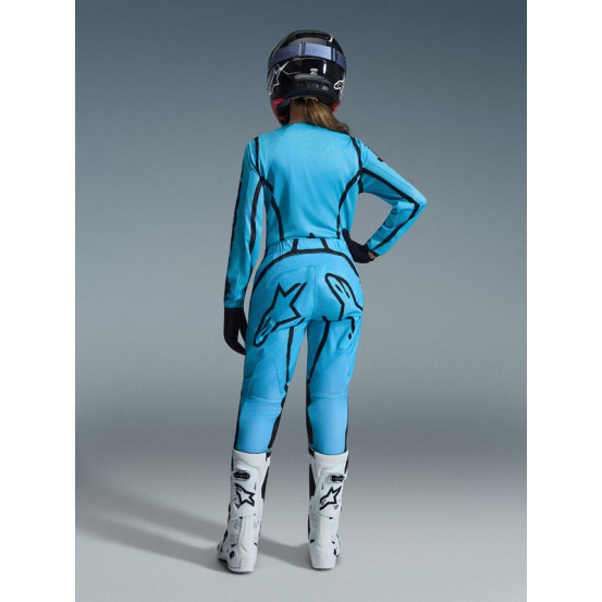 Tenue cross femme Alpinestars 2026 Stella Fluid Apex - Tropical Bleu Noir