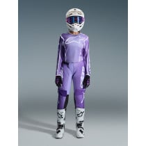 Tenue cross femme Alpinestars 2026 Stella Fluid Apex - Violet Blanc