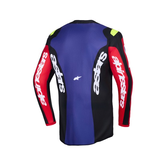 Maillot cross Alpinestars 2026 Fluid Grid - Rouge Noir Mauve