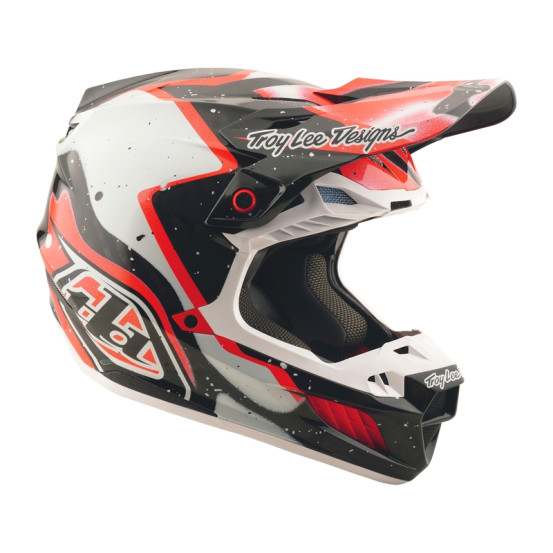 Casque cross Troy Lee Designs SE5 Carbon Membrane - Noir Rouge