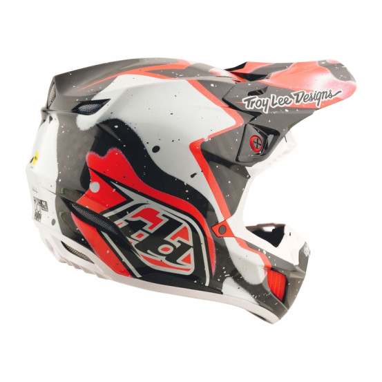 Casque cross Troy Lee Designs SE5 Carbon Membrane - Noir Rouge