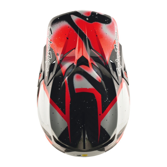 Casque cross Troy Lee Designs SE5 Carbon Membrane - Noir Rouge