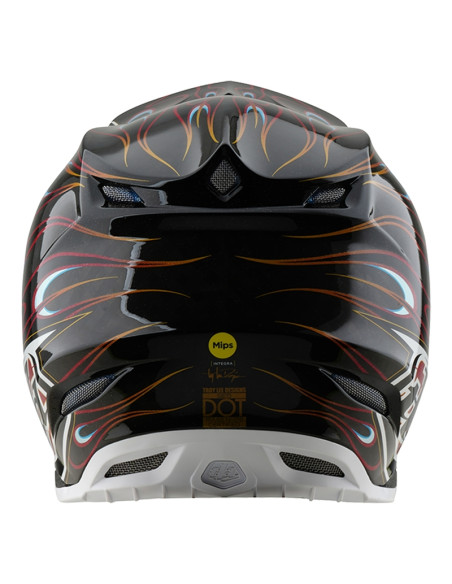 Casque cross Troy Lee Designs SE5 Carbon Torched - Noir Rouge