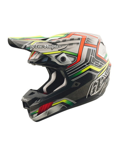 Casque cross Troy Lee Designs SE5 Composite Lowrider - Gris
