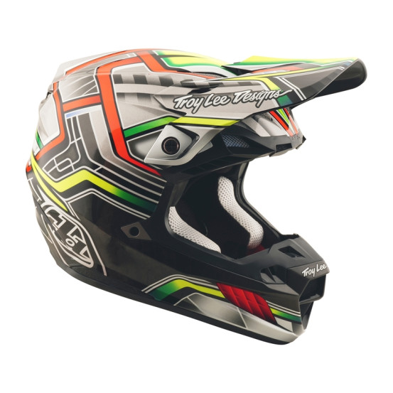 Casque cross Troy Lee Designs SE5 Composite Lowrider - Gris