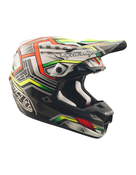 Casque cross Troy Lee Designs SE5 Composite Lowrider - Gris