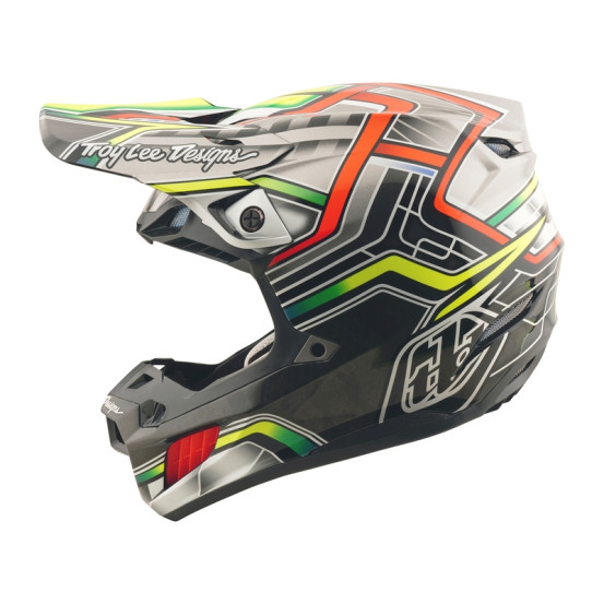 Casque cross Troy Lee Designs SE5 Composite Lowrider - Gris