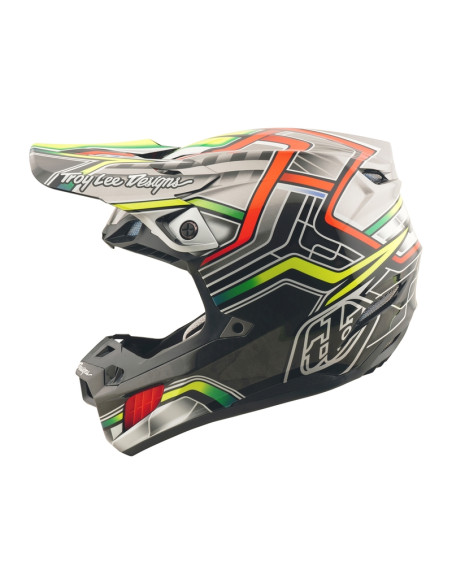 Casque cross Troy Lee Designs SE5 Composite Lowrider - Gris