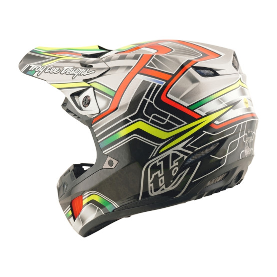 Casque cross Troy Lee Designs SE5 Composite Lowrider - Gris