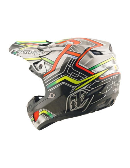 Casque cross Troy Lee Designs SE5 Composite Lowrider - Gris