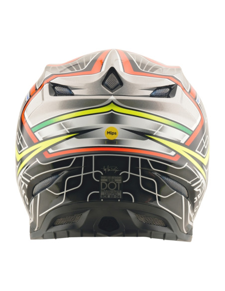 Casque cross Troy Lee Designs SE5 Composite Lowrider - Gris