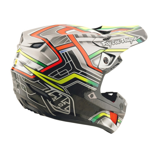 Casque cross Troy Lee Designs SE5 Composite Lowrider - Gris
