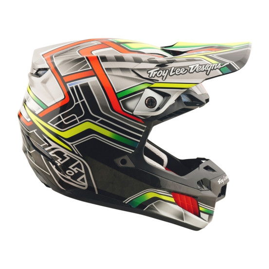 Casque cross Troy Lee Designs SE5 Composite Lowrider - Gris