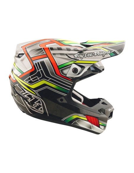 Casque cross Troy Lee Designs SE5 Composite Lowrider - Gris