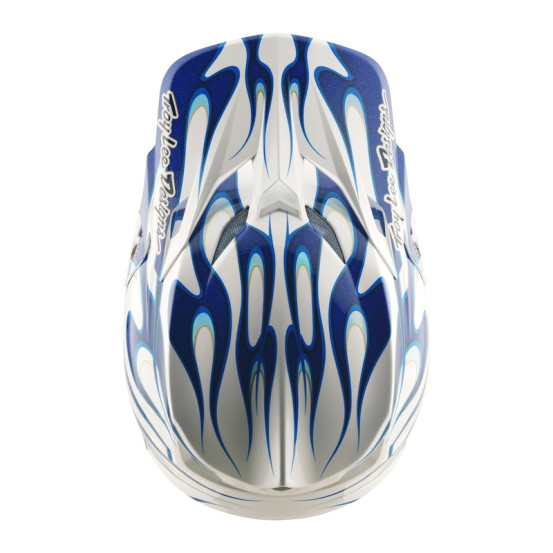 Casque cross Troy Lee Designs SE5 Composite Torched - Bleu