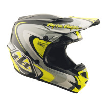 Casque cross Troy Lee Designs GP Pro Crossover - Gris Jaune 2