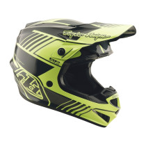 Casque cross Troy Lee Designs GP Pro Segment - Jaune 2