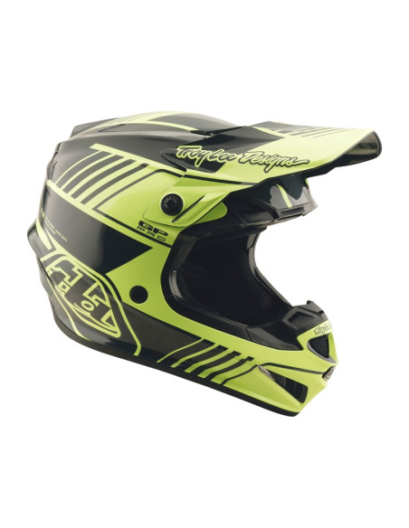Casque cross Troy Lee Designs GP Pro Segment - Jaune