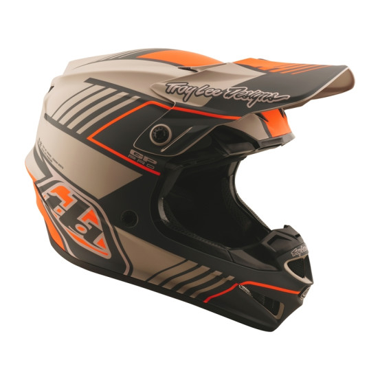 Casque cross Troy Lee Designs GP Pro Segment - Taupe