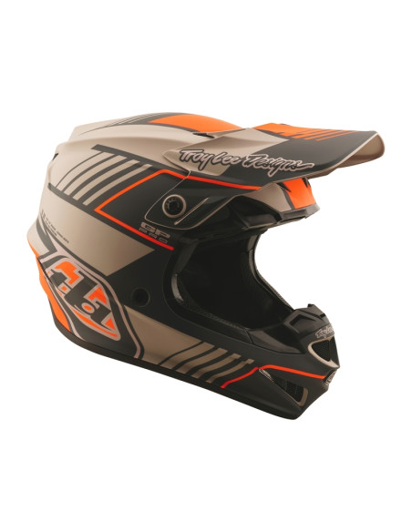 Casque cross Troy Lee Designs GP Pro Segment - Taupe