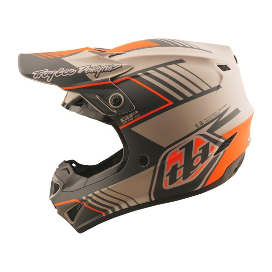 Casque cross Troy Lee Designs GP Pro Segment - Taupe