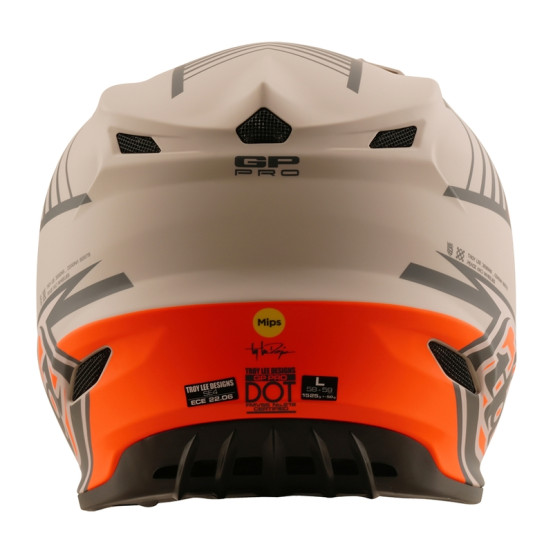 Casque cross Troy Lee Designs GP Pro Segment - Taupe