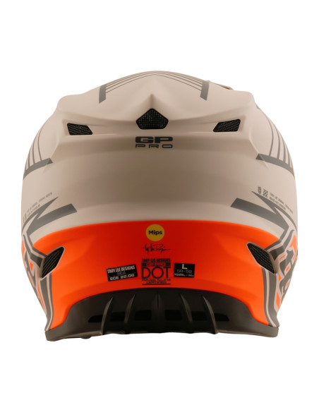 Casque cross Troy Lee Designs GP Pro Segment - Taupe