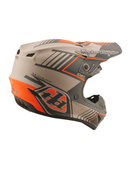 Casque cross Troy Lee Designs GP Pro Segment - Taupe