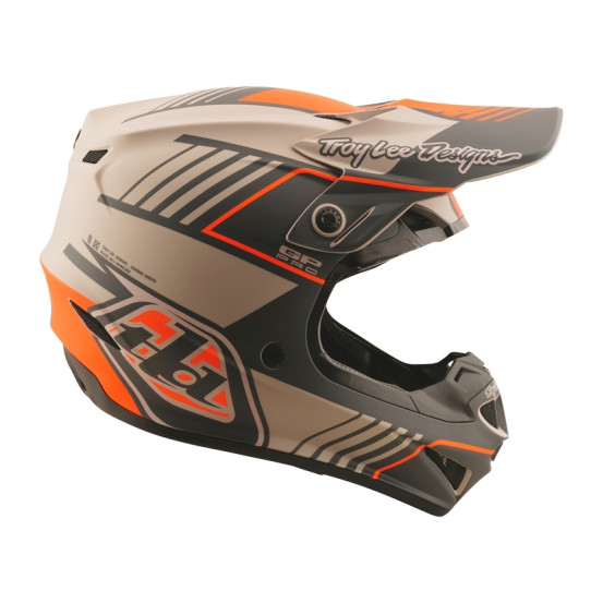 Casque cross Troy Lee Designs GP Pro Segment - Taupe