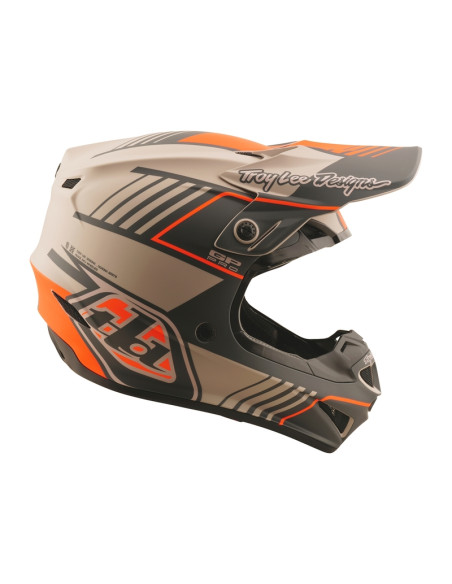 Casque cross Troy Lee Designs GP Pro Segment - Taupe