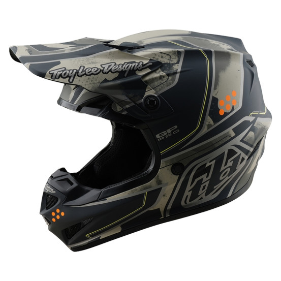 Casque cross Troy Lee Designs GP Pro Trooper - Noir Caper