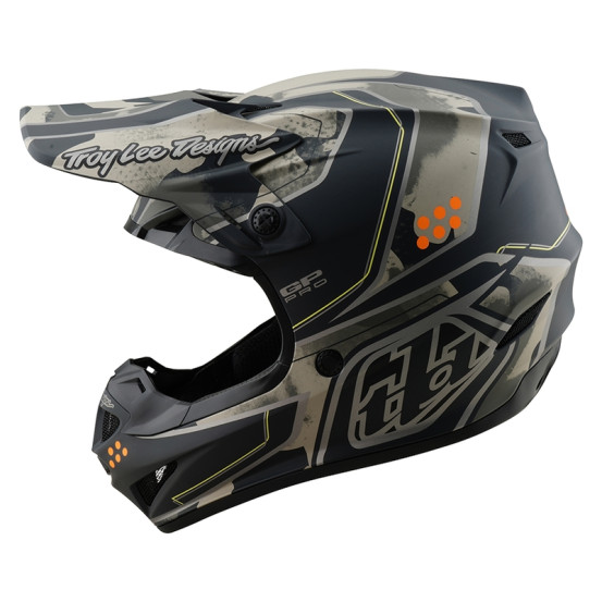 Casque cross Troy Lee Designs GP Pro Trooper - Noir Caper
