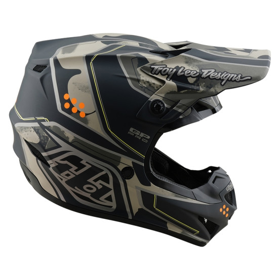 Casque cross Troy Lee Designs GP Pro Trooper - Noir Caper